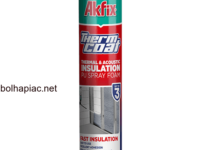 Akfix Thermcoat Hő & hangszigetelő purhab spray