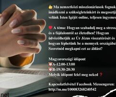 Nemzetközi misszionáriusok imádkoznak a szükségleteink ért és megosztják Isten Igéjét