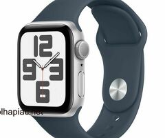 Apple Watch SE2 v3 okosóra ezüst-kék,új