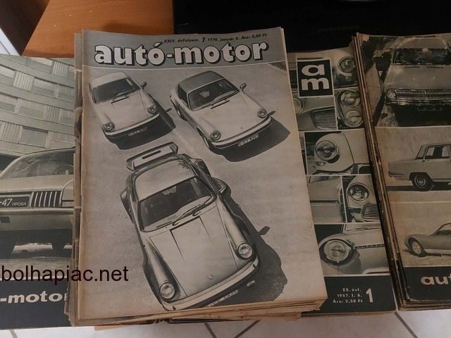 Régi autós-motoros újság