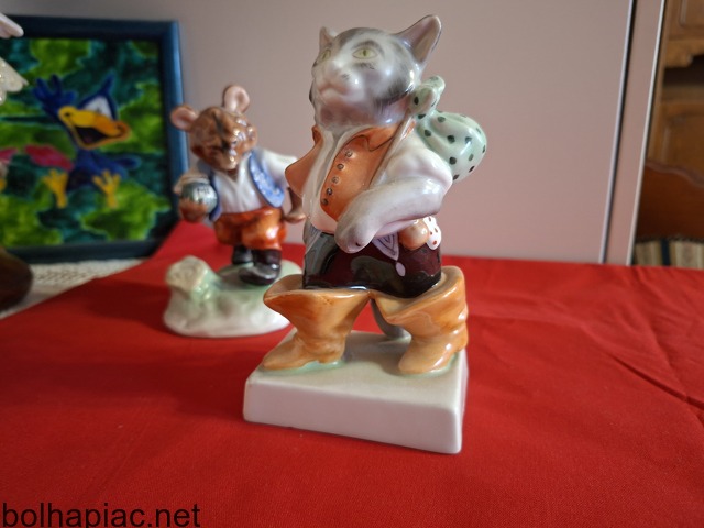 Herendi porcelán állatfigurák – eredeti, jelzett darabok