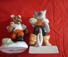 Herendi porcelán állatfigurák – eredeti, jelzett darabok