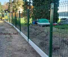 Kerítés építés országosan! Táblás kerítés, drótfonat, drótháló, vadháló, kapu