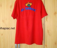 El Sabor piros teniszpóló L