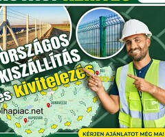 Kerítés anyagok a gyártótól: drótfonat, drótháló, vadháló, oszlop, kapu, huzal