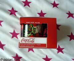 Coca-Cola házizokni+bögre