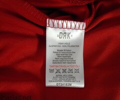DRK piros szurkolói mez XL