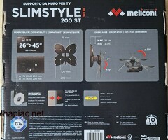 Meliconi SlimStyle Plus 200ST VESA 200x200 dönthető, forgatható fali konzol